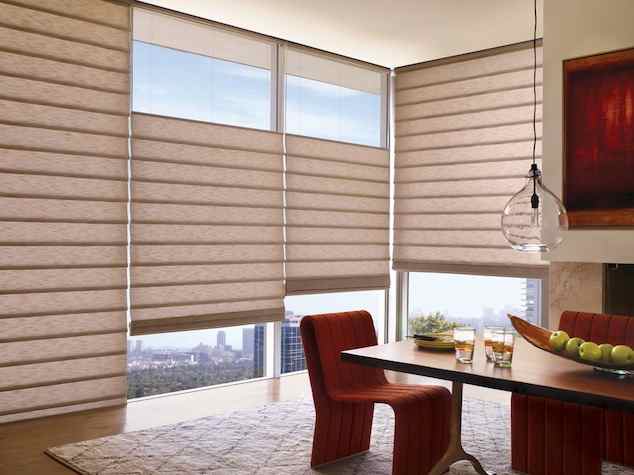 Ideal for eclectic rooms: Vignette® Modern Roman Shades